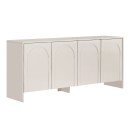 Μπουφές Aurelia Megapap χρώμα κρεμ 180x45x80εκ.