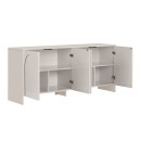 Μπουφές Aurelia Megapap χρώμα κρεμ 180x45x80εκ.