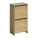 Παπουτσοθήκη Port Megapap χρώμα sapphire oak 48x31x92εκ.