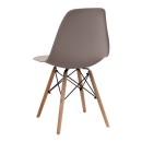 Σετ τραπεζαρία 5τμχ Xana - Nova Megapap χρώμα sepet oak - cappuccino Ø90x77,5εκ.