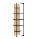 Βιβλιοθήκη Archy Megapap χρώμα sapphire oak 53x31,7x180εκ.