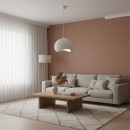 Φωτιστικό οροφής Yontu Megapap E27 fiberglass μονόφωτο χρώμα λευκό 34x29x120εκ.
