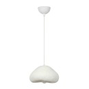 Φωτιστικό οροφής Lora Megapap E27 fiberglass μονόφωτο χρώμα λευκό 32x28x120εκ.