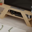 Έπιπλο τηλεόρασης Farfalla Megapap χρώμα sapphire oak 120x33,5x40εκ.
