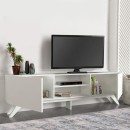Έπιπλο τηλεόρασης Jarvis Megapap χρώμα λευκό 180x31,3x58εκ.