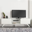 Έπιπλο τηλεόρασης Jarvis Megapap χρώμα λευκό 180x31,3x58εκ.