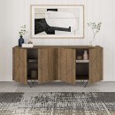 Μπουφές Jakomen Megapap χρώμα ανοιχτό καρυδί 180x41,7x80εκ.