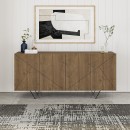 Μπουφές Jakomen Megapap χρώμα ανοιχτό καρυδί 180x41,7x80εκ.