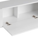 Έπιπλο τηλεόρασης Nexus Megapap χρώμα λευκό 180x30x45,5εκ.