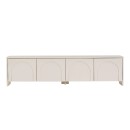 Έπιπλο τηλεόρασης Aurelia Megapap χρώμα κρεμ 180x32x45εκ.