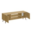 Έπιπλο τηλεόρασης Etna Megapap χρώμα sapphire oak 120x30x45εκ.