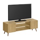 Έπιπλο τηλεόρασης Etna Megapap χρώμα sapphire oak 120x30x45εκ.