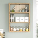 Ραφιέρα τοίχου Prena Megapap χρώμα atlantic pine 43,2x9x60εκ.