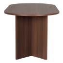 Τραπέζι Sablin Megapap χρώμα καρυδί 180x89,5x75εκ.