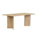 Τραπέζι Linza Megapap χρώμα honey oak 180x90x75εκ.