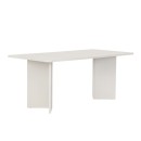 Τραπέζι Linza Megapap χρώμα λευκό 180x90x75εκ.