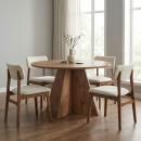 Τραπέζι Virela Megapap χρώμα atlantic pine Ø120x75εκ.