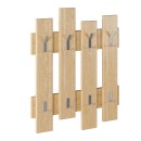 Κρεμάστρα τοίχου Wave Megapap χρώμα sapphire oak 64x4x81εκ.
