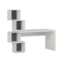 Γραφείο εργασίας Balance Megapap χρώμα λευκό 153,5x60x140εκ