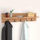 Κρεμάστρα τοίχου Kery Megapap χρώμα pine oak 80x11x18εκ.