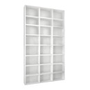 Βιβλιοθήκη Fyodor Megapap χρώμα λευκό 102x16x178εκ.