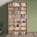Βιβλιοθήκη Fyodor Megapap χρώμα pine oak 102x16x178εκ.