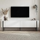 Έπιπλο τηλεόρασης Nexus Megapap χρώμα λευκό 180x30x45,5εκ.