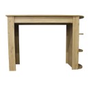 Τραπέζι μπαρ Vigne Megapap χρώμα sepet oak 150x51,6x101,8εκ.