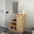 Έπιπλο εισόδου Cute Megapap χρώμα φυσικό οξιάς 90x35x95εκ.