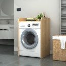 Έπιπλο πλυντηρίου Toren Megapap χρώμα φυσικό οξιάς 65x60x100εκ.