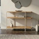 Κονσόλα Notus Megapap χρώμα sapphire oak 92x34,5x75εκ.