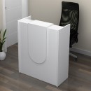 Γραφείο υποδοχής - reception Mezzo Megapap χρώμα λευκό 90x40x110εκ.