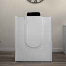 Γραφείο υποδοχής - reception Mezzo Megapap χρώμα λευκό 90x40x110εκ.