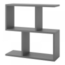 Τραπεζάκι βοηθητικό Homemania Megapap χρώμα ανθρακί 60x20x60εκ.