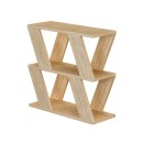 Τραπεζάκι βοηθητικό Lazena Megapap χρώμα sapphire oak 60x22x57εκ.