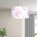 Φωτιστικό οροφής Tale Megapap E27 ύφασμα PVC μονόφωτο πολύχρωμο Ø33x70εκ.