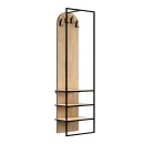Έπιπλο εισόδου Archy Megapap χρώμα sapphire oak 53x31,7x180εκ.