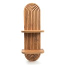 Ραφιέρα τοίχου Artwill Megapap Mdf χρώμα oak 26x13x70εκ.