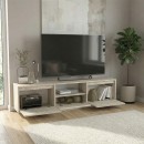 Έπιπλο τηλεόρασης Lumbera Megapap χρώμα travertine 160x29,5x42εκ.