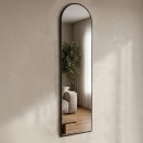Καθρέπτης δαπέδου - τοίχου Agalu Μegapap χρώμα sencron black 40x150εκ.