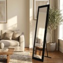 Καθρέπτης δαπέδου - τοίχου Lalu Μegapap χρώμα sencron black 40x150εκ.