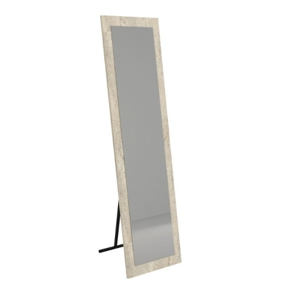 Καθρέπτης δαπέδου - τοίχου Lalu Μegapap χρώμα travertine 40x150εκ.