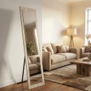 Καθρέπτης δαπέδου - τοίχου Lalu Μegapap χρώμα travertine 40x150εκ.