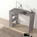 Γραφείο εργασίας Netenia Megapap χρώμα γκρι σκυροδέματος 90x40x74εκ.