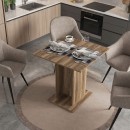 Τραπέζι Allos Megapap χρώμα καρυδί 75x75x77εκ.