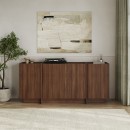 Μπουφές Dorma Megapap χρώμα καρυδί milano 180x45x80,2εκ.