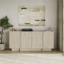 Μπουφές Dorma Megapap χρώμα travertine 180x45x80,2εκ.