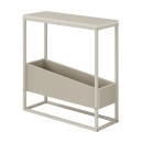 Τραπεζάκι βοηθητικό Lido Megapap χρώμα sandstone 60x22x62εκ.