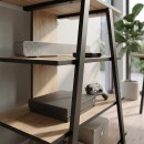 Έπιπλο τηλεόρασης Lyno Megapap χρώμα sapphire oak 70,4x54x80εκ.