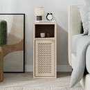 Κομοδίνο Inca Megapap χρώμα light oak 25,2x32x60εκ.